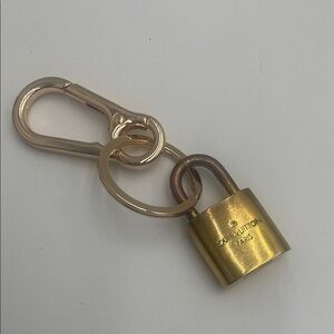 Louis Vuitton 309 Gold Padlock with Keyring